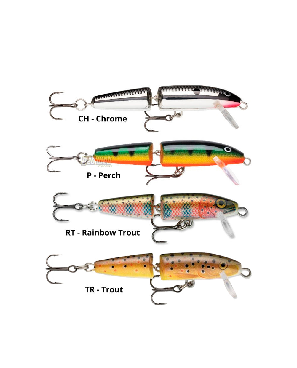 Rapala Jointed Minnow 5cm Diving Lures